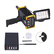 (As show, One size) Underground Metal Detector Yellow Outdoor Treasure Finder Detection Tool for Gold Silver CopperAU Plug 100240V