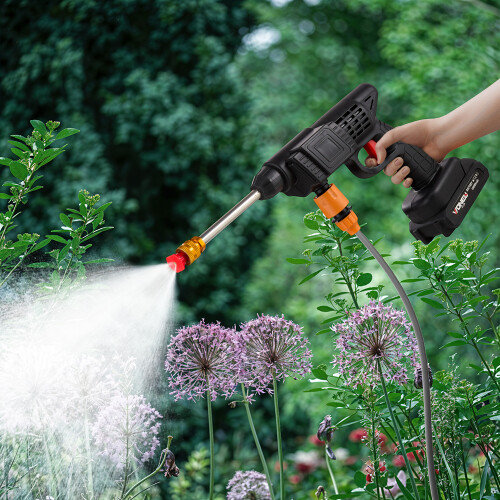 Living And Home Electric Handheld 2 Battery Pressure Washer Cleaner 1