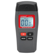(As show, One size) UA22G+ Professional Wood Moisture Meter Portable Timber Humidity Tester Damp Detector