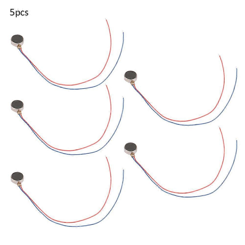 (As Show, One Size) Dc 3V 0.02W 0.08A Brush Micro Vibrating Motor Adhesive Flat Coin8x3.4mm Light 6909775991756