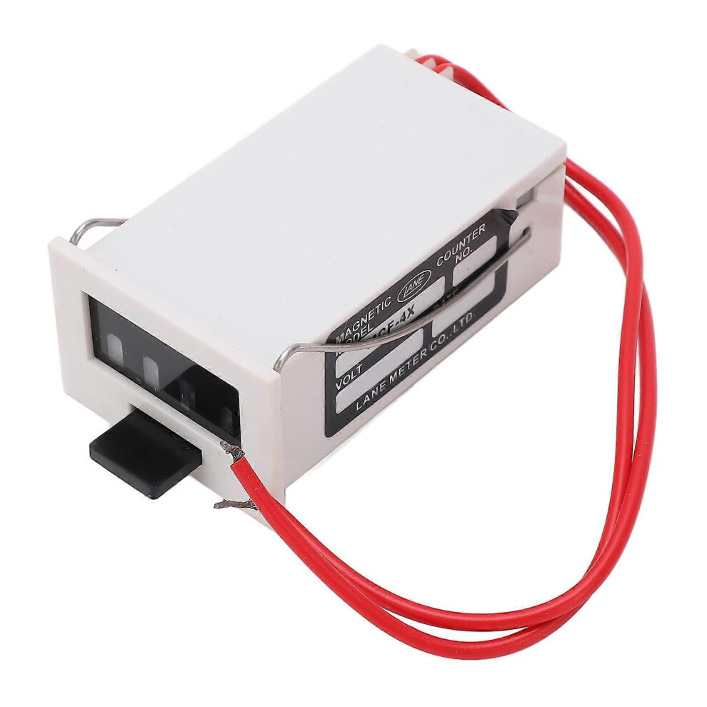 (As Show, One Size) Electromagnetic Counter 4 Digit Accurate Measuring Pc Industrial Digital Counter Ac 110V 6909775991947