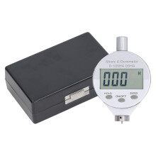 (As show, One size) Digital Hardness Tester 0 To 100HA Type A Durometer High Resolution Aluminum Alloy Portable Hardness Gauge