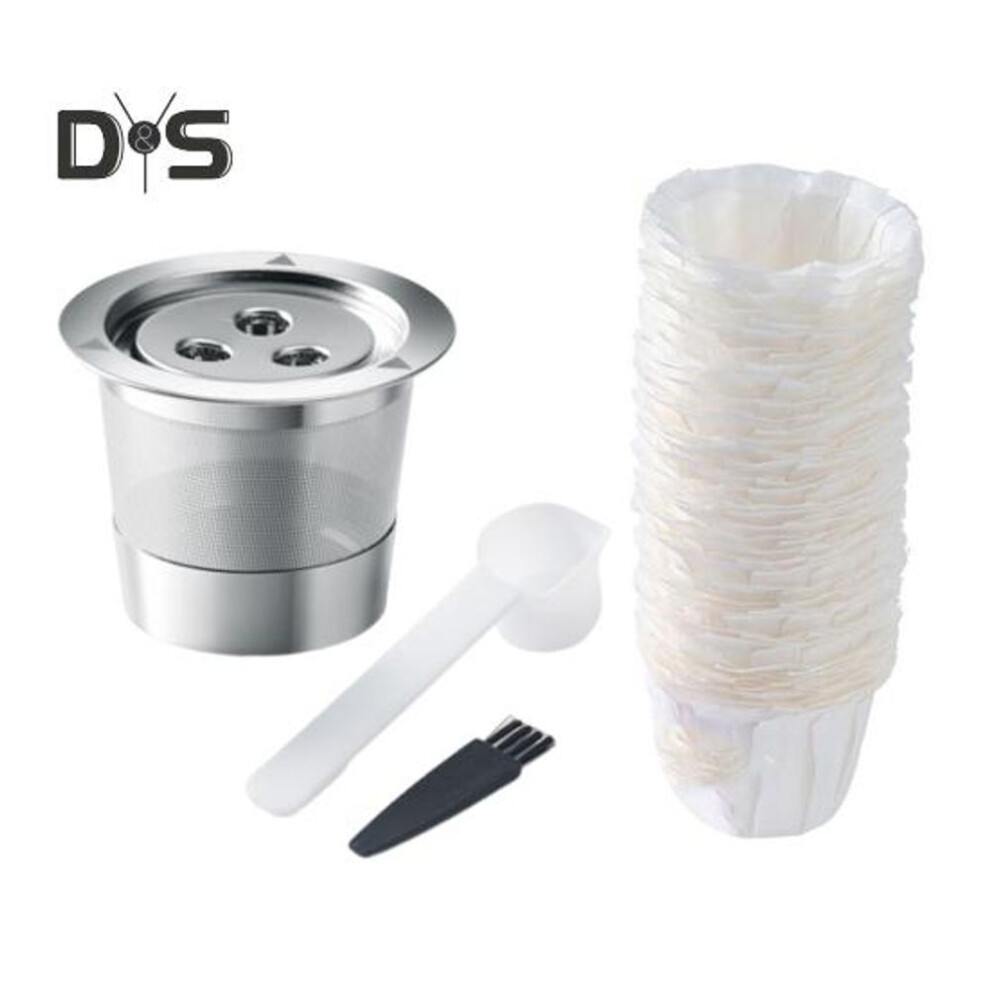 Stainless Steel Reusable K Cups Coffee Pods For Keurig 1.0 Universal Refillable K-cup Coffee Filters With Brush Spoon Spoon Bpa-free Preserve Flavor