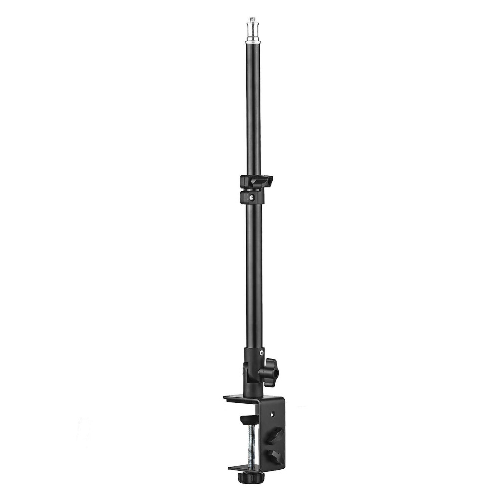 (As Show, One Size) Multifunctional Universal Aluminum Alloy C Clamp + Adjustable Tripod Extension Rod With 1/4 Inch Scr 6909775536414