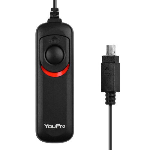 (As show, One size) YouPro DC2 Type Shutter Release Cable Timer Remote Control 1.2m/3.9ft Replacement for Nikon D7700 D7