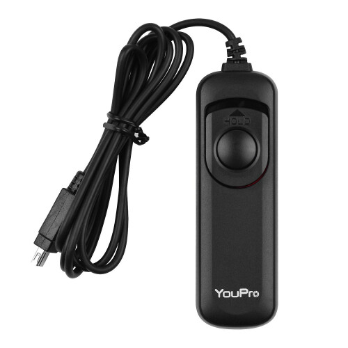 (As show, One size) YouPro DC2 Type Shutter Release Cable Timer Remote Control 1.2m/3.9ft Replacement for Nikon D7700 D7 1