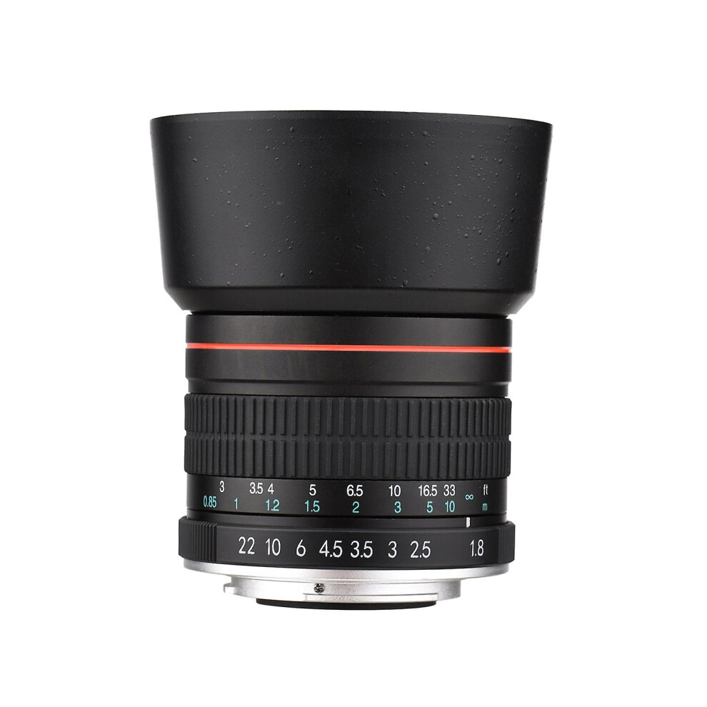 (As Show, One Size) Andoer 85Mm F1.8 Large Aperture Medium Telephoto Full Frame Portrait Camera Lens Manual Focus 7 Grou 6909775580455
