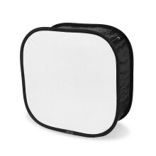 (As show, One size) Multifunctional 410mm Mini Portable Foldable Flash Diffuser Easy-fold Design Softbox for Flash Speed