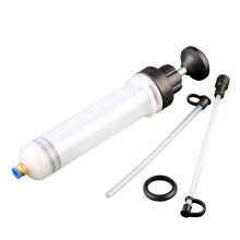 (As show, One size) 200cc Fluid Syringe Pump,Oil Fluid Extractor, for ATV's, Boats, Farm Equipment, Industrial Gear Box