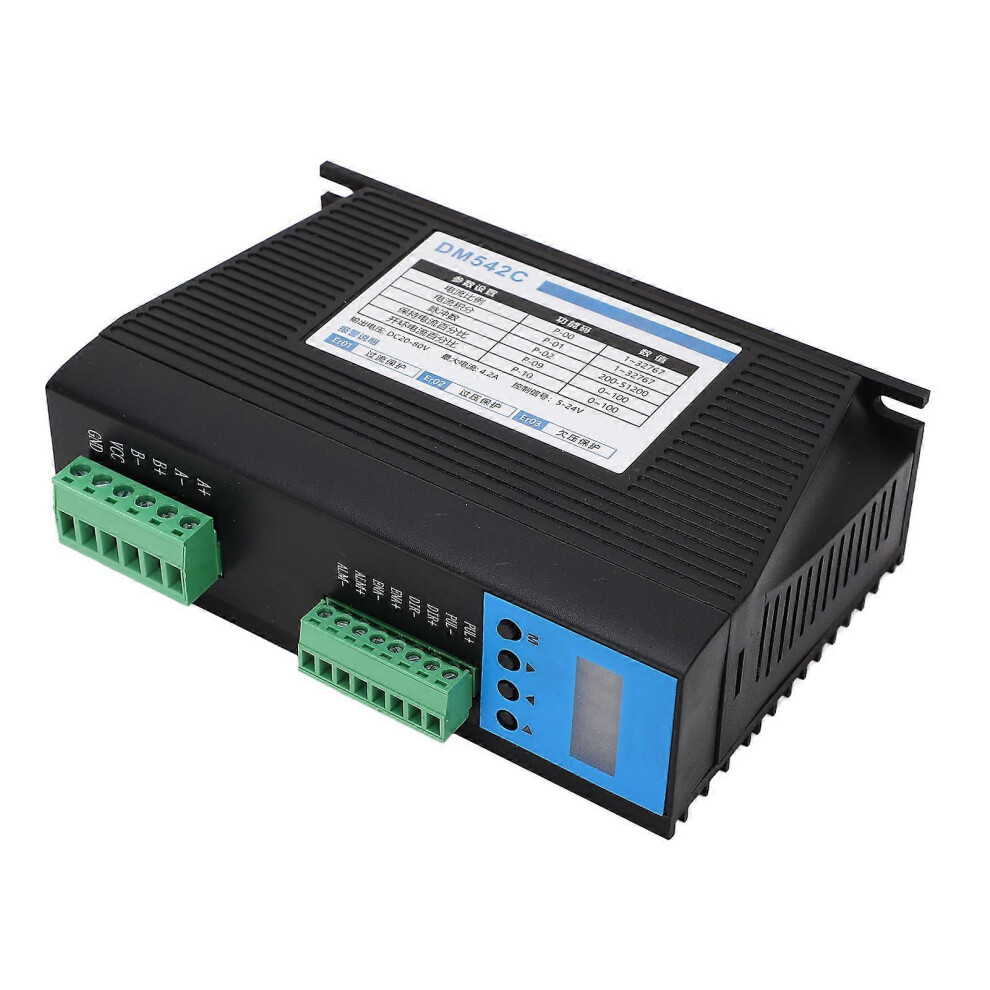 (As Show, One Size) Digital Display 57 86 Stepper Motor Driver Smoothing Filter Function Stepper Motor Controller 1880Vdc 6909775993422