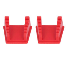 (As show, One size) 2Pcs Soldering Station Clamp Various Size Iron Wire Welding Stand Plastic Bracket