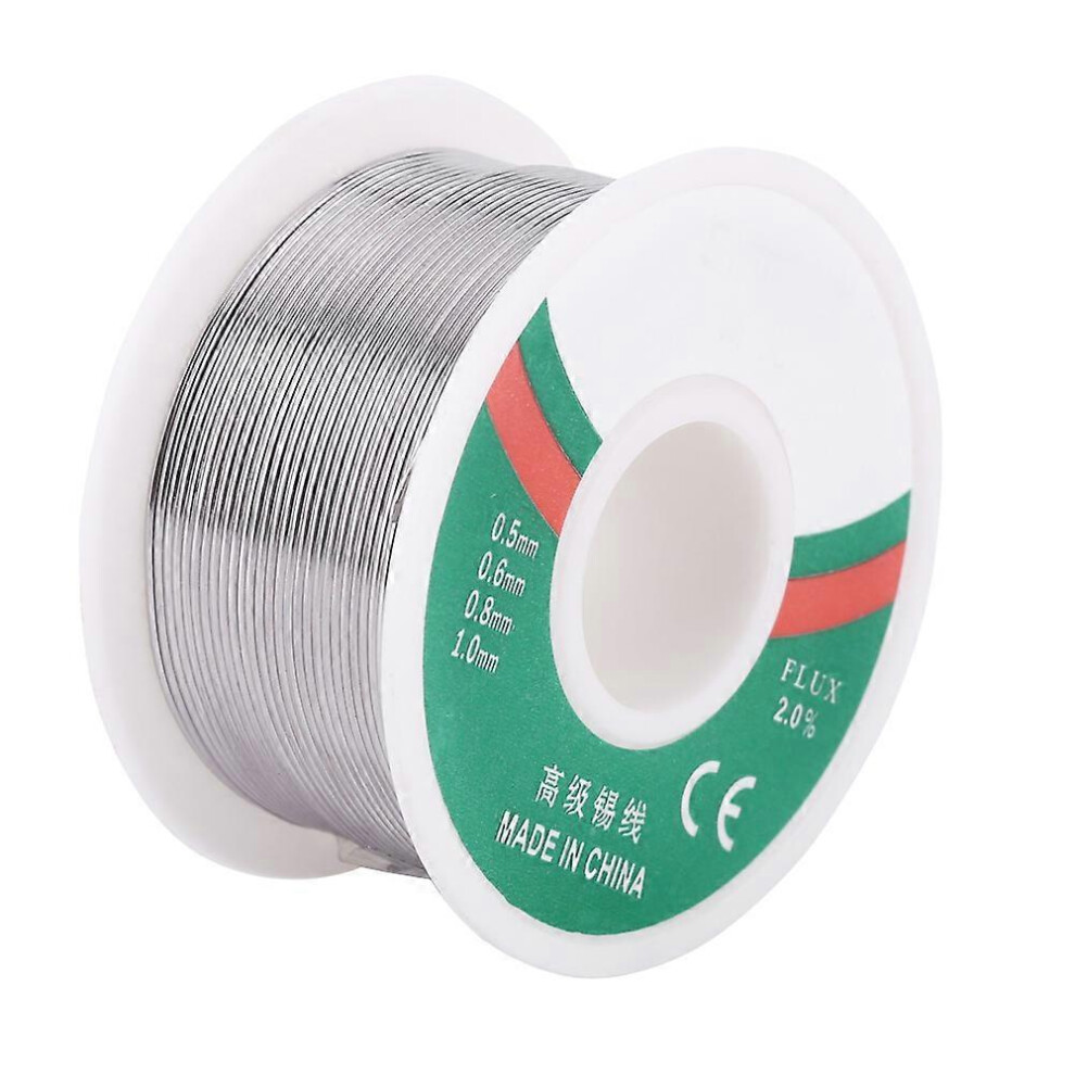 (As Show, One Size) 1Pc 0.8Mm Rosin Core Flux Solder Wire Reel Soldering Welding Tin Roll 6909775974759