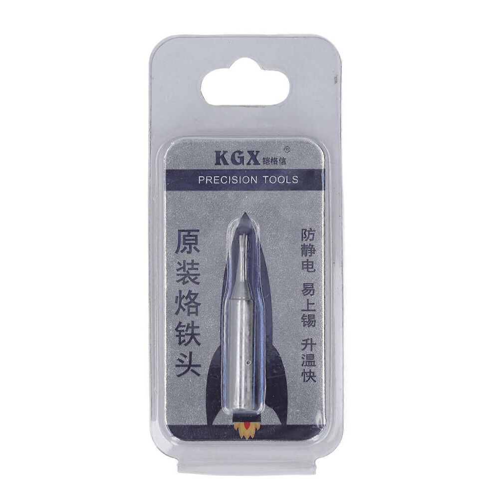 (As Show, One Size) Soldering Iron Tip Oxygen Free Copper Solder Bit Head Welding Tool For Repair Maintenance Bending Head 6909775974766
