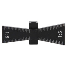 (As show, One size) Dovetail Marker Aluminum Alloy DIY Line Drawing Woodworking Scribe Gauge Tool 1:5/1:8