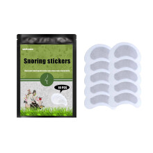 (As show, One size) South Moon 10Pcs Snoring Stickers Herbal Formual Safe Non-irritating Heal Snoring Peaceful Sleep