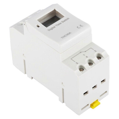 (As show, One size) THC 30A Digital Timer Switch Programmable Electronic Time Control Switch (110V) 1
