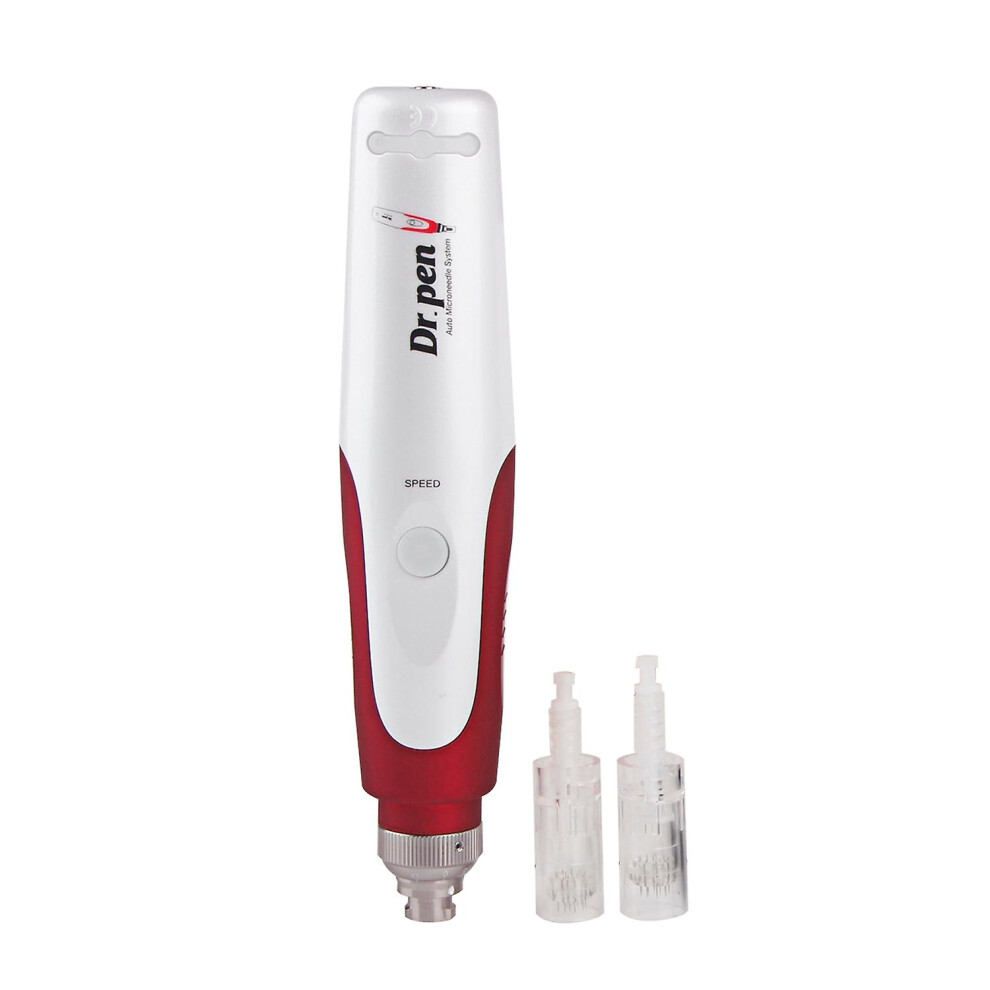 (As show, One size) Wired Dermapen Professional Micro Needling Pen Efoliate Shrink Pores Mesotherapy Auto Micro Needl-e