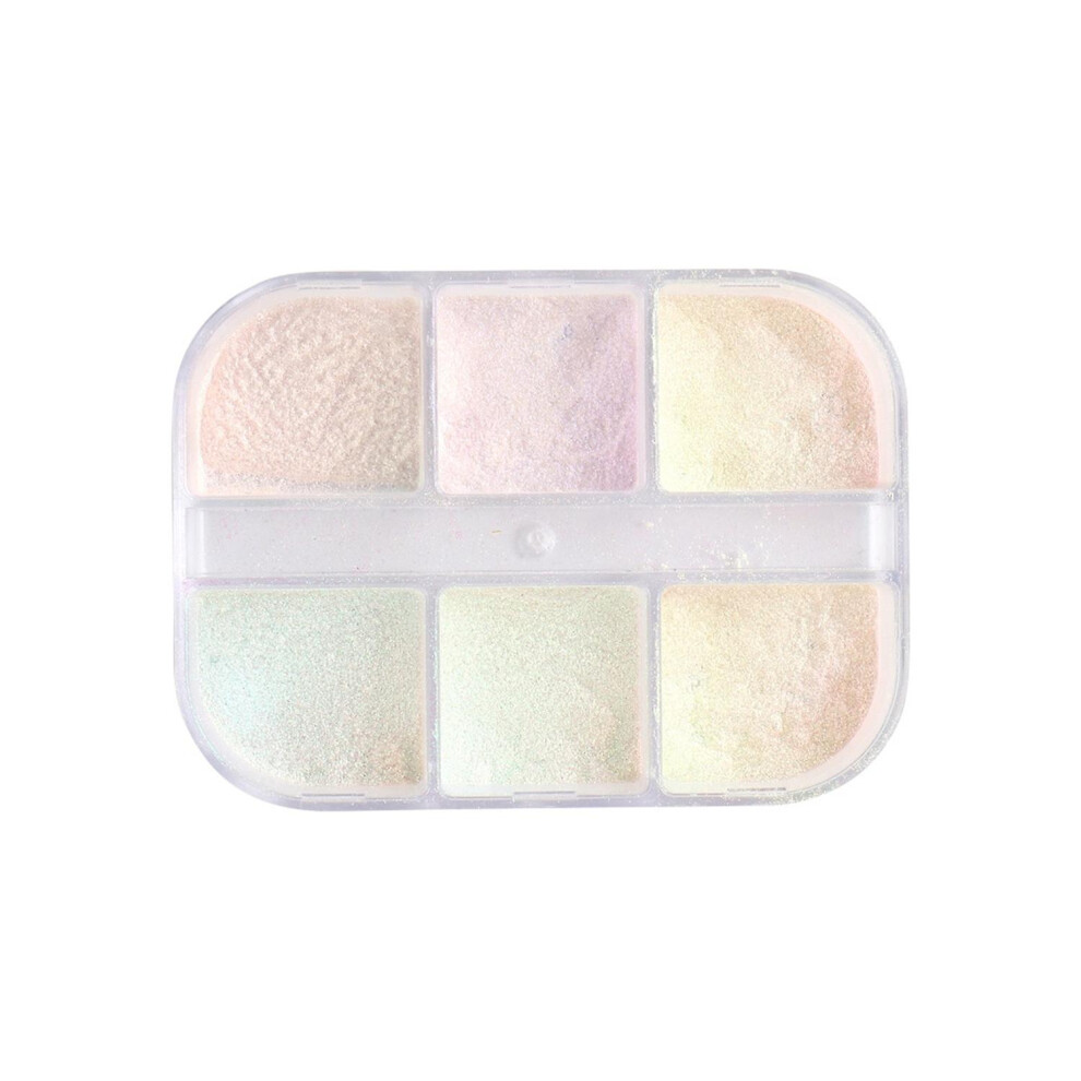 (As show, One size) Nail Powder Nail Glitter Nail Art Glitter Powder DIY Shining Seashell Powder Nail Art Decorations