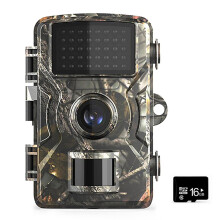 (32GB, One size) 16MP 1080P Wildlife Hunting Trail and Game Camera with 16GB/32GB TF Card Motion Activated Security C