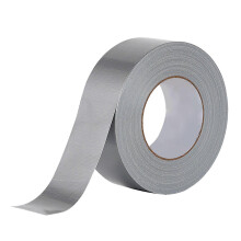 (As show, One size) Silver Cloth Duct Tape Heavy Duty Waterproof No Residue Single Sided Adhesive Tape for Pipeline System 10m Length Width 100mm / 3.9in