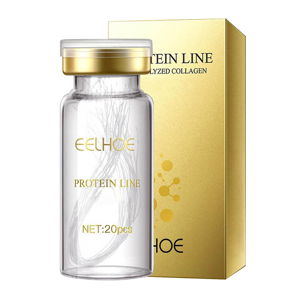 (As show, One size) EELHOE 20PCS/ Bottle Protein Thread Lifting Line Anti-Aging Anti-wrinkles Pore Replenish Moisturing