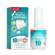 (As show, One size) EELHOE 15ml Instant Tooth Whitening Paint Remove Stains Fresh Breath No Sensitivity Quick Results Or