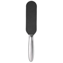 (As show, One size) Stainless Steel Foot Rasp Kit 1Double Side Foot File+10pcs Sandpaper Pedicure Dead Skin Remover Cuti