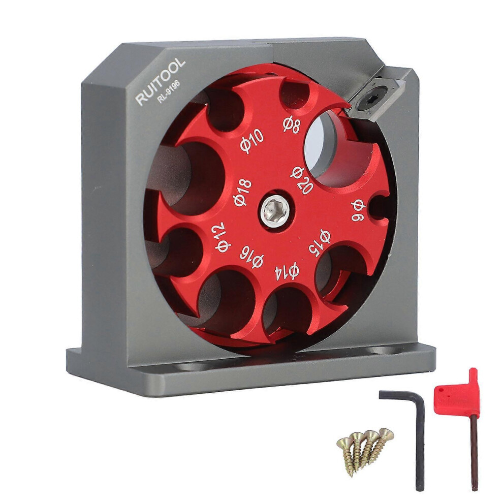 (As Show, One Size) Dowel Maker Jig Aluminium Alloy 9 Holes Adjustable 620Mm Carbide Inserts Dowel Maker 6909775969991