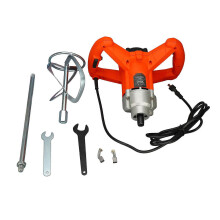 (As show, One size) Industrial Hand Mixer 0900RPM Motor Handheld Electric Mixing Tool for Mud Mortar Cement Paint Fodder 110