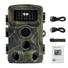 (As show, One size) PR3000 36MP 1080P Night Photo Video Taking Trail Camera Multi-function Outdoor Huntings Animal Obser