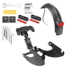 (As show, One size) Rear Shock Absorber for Scooter Rear Spring Shock Absorber Replacement Accessories Compatible with E