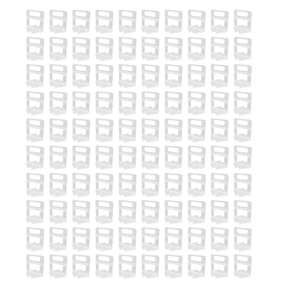 (As Show, One Size) 100Pcs Tile Leveling System Level Spacers Pvc Floor Leveler For Working 6909775963531