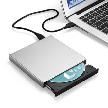 External Drive Slim High Speed USB 2.0 Portable Optical Drive for Movies,Silver