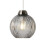 Litecraft Clara Smoke Glass Lampshade - Pewter 1