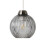 Litecraft Clara Smoke Glass Lampshade - Pewter 6