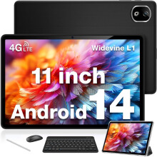 DOOGEE T30E Android 14 Tablet, 11 Inch 9GB+128GB(TF 1TB), Octa-Core, 8000mAh 4G