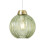 Litecraft Clara Green Glass Lampshade - Brass 1