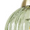 Litecraft Clara Green Glass Lampshade - Brass 7