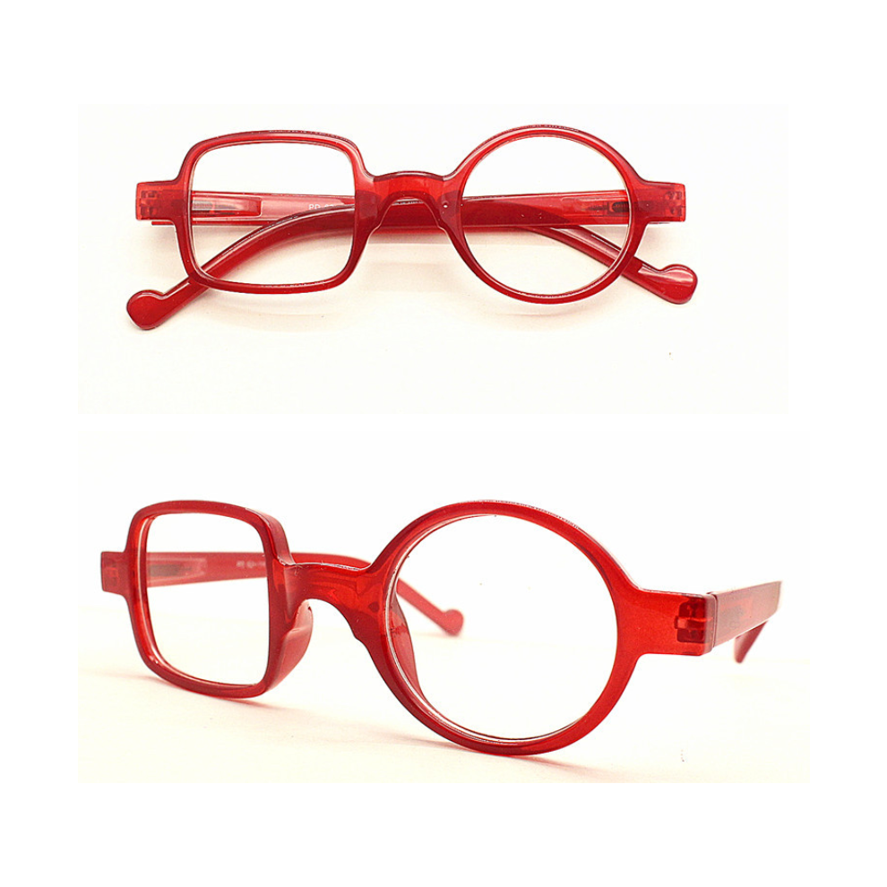 Red (, +1.0) Designer Readers Reading Glasses Round Square +1.0 1.5 2.0 2.5 3.0 3.5