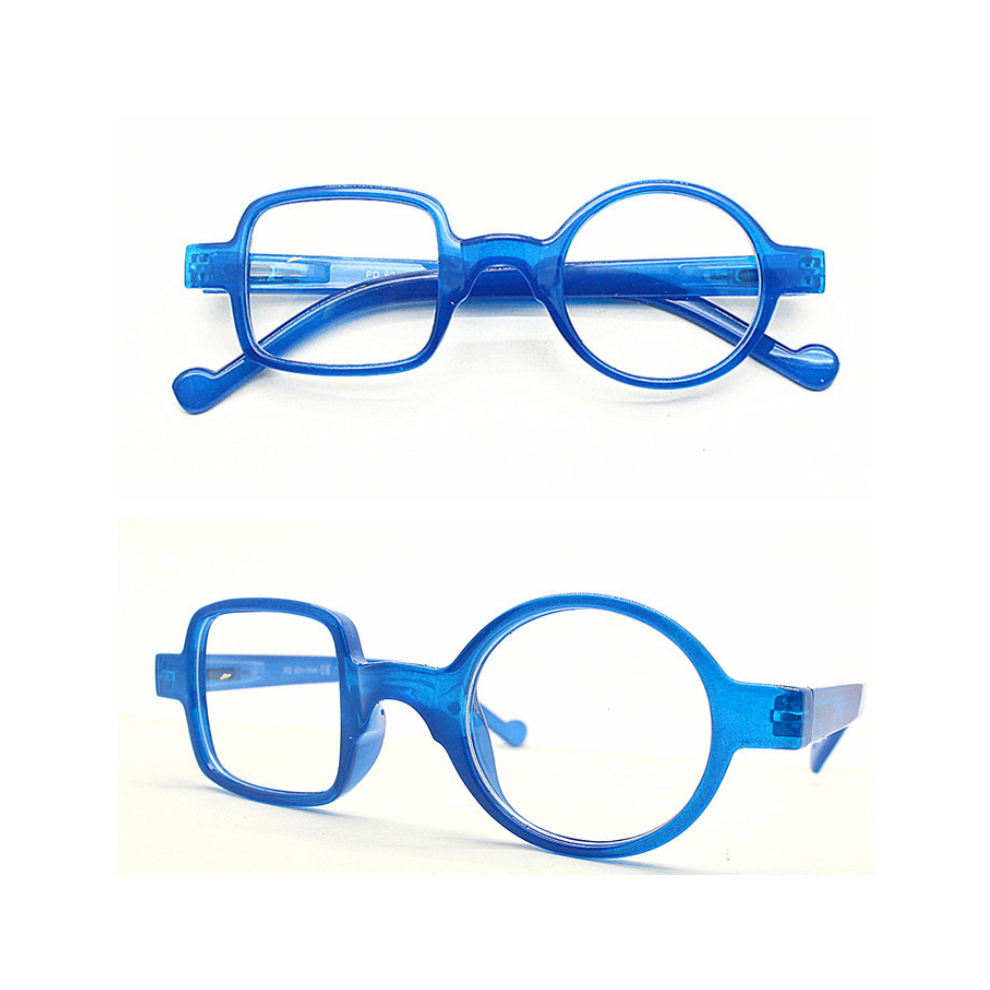 Blue (, +3.0) Designer Readers Reading Glasses Round Square +1.0 1.5 2.0 2.5 3.0 3.5