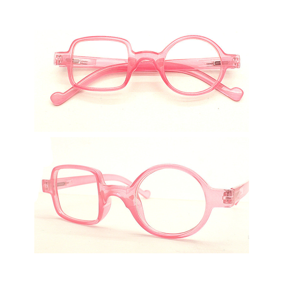Pink (, +3.0) Designer Readers Reading Glasses Round Square +1.0 1.5 2.0 2.5 3.0 3.5