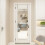 Living And Home Metal Frame Over the Door Full Length Mirror 2