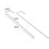 Living And Home Metal Frame Over the Door Full Length Mirror 5