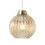 Litecraft Clara Champagne Glass Lampshade, Brass 1