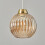 Litecraft Clara Champagne Glass Lampshade, Brass 4