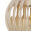 Litecraft Clara Champagne Glass Lampshade, Brass 7