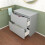 NES Home Nes Home Matte Grey 800mm 2 Drawer Work Top Freestanding Vanity Unit 6