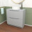 NES Home Nes Home Matte Grey 800mm 2 Drawer Work Top Freestanding Vanity Unit 5