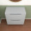 NES Home Nes Home Matte Grey 800mm 2 Drawer Work Top Freestanding Vanity Unit 8