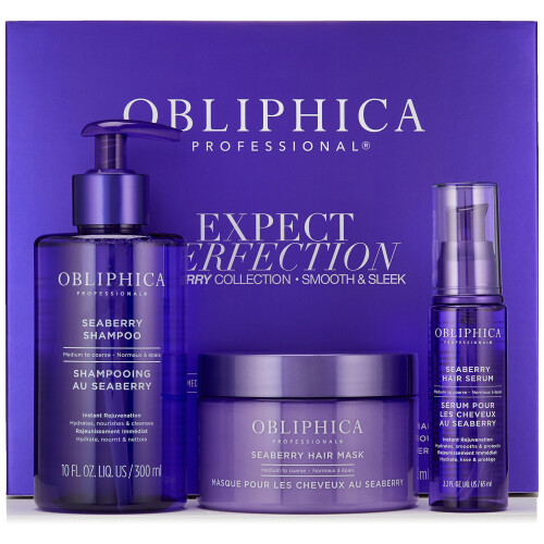Coleção Seaberry Obliphica Expect Perfection - Poder do Cabelo Liso e Saudável